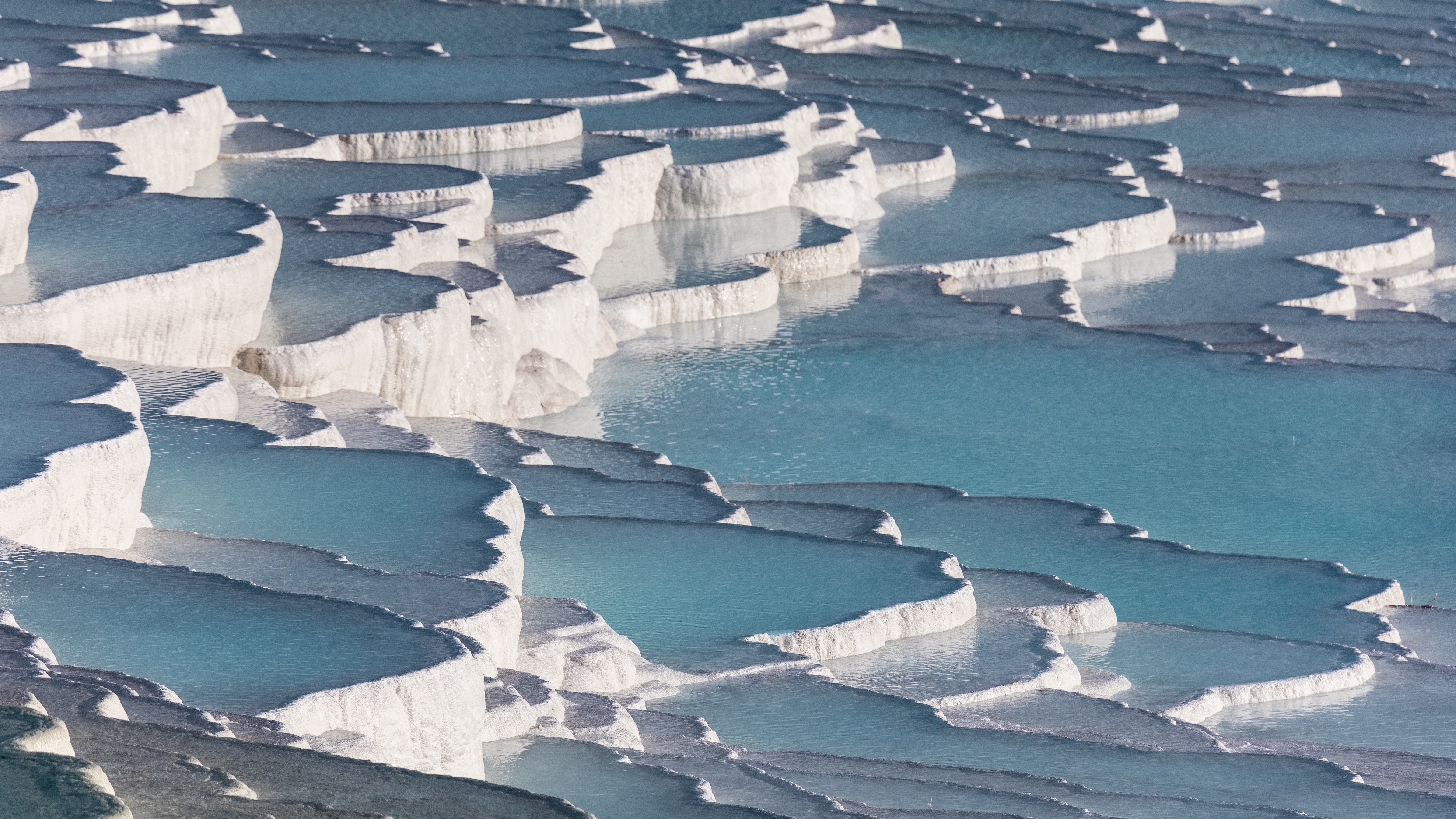 Pamukkale Turkey Beautiful Travertines